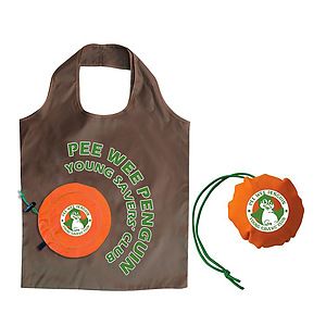 Orange Foldable Tote