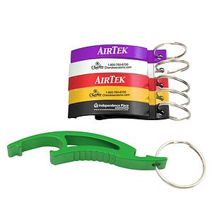 Arc Bottle Opener W/Key chain-Close out
