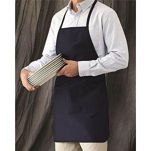 Heather NL2R Long Round Bottom Cotton Twill Apron