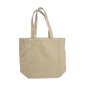 10 oz. Natural Large Gusset Cotton Canvas Tote Bag