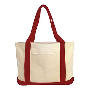 Heavy Duty Medium 11 oz. Cotton Canvas Tote Bag Boat Bag