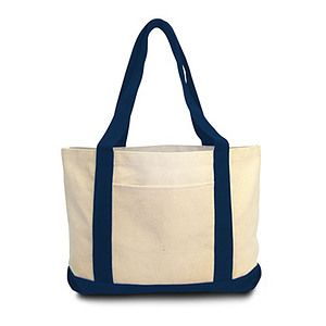 Heavy Duty Medium 11 oz. Cotton Canvas Tote Bag Boat Bag