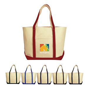 16 oz. Heavy Duty Large Cotton Canvas Tote Bag Boat Bag