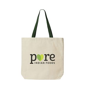 100% 10 oz. Recycled Cotton Canvas Tote Bag