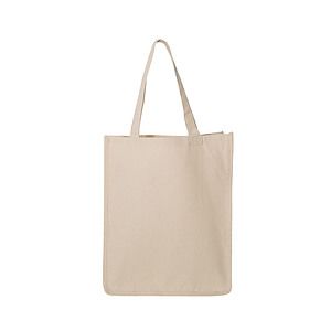 12 oz. Natural Heavy Cotton Canvas 27L Jumbo Shopping Tote Bag_R112NBT