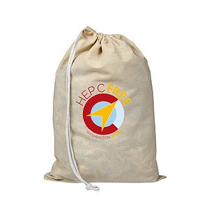 100% Natural Cotton Canvas File Drawstring Tote Bag_R120NBDB