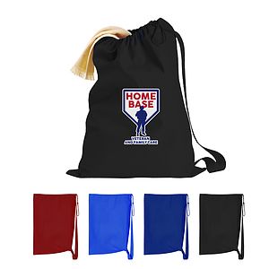 MEDIUM HEAVY CANVAS DRAWSTRING LAUNDRY BAG - 19" x 27"_R127BLY