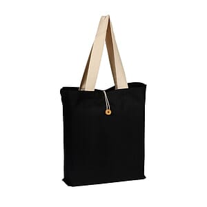 12 oz. 100% Cotton Colored Button-Up Tote