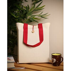 QTEES BUTTONUP TOTE W C HANDLE