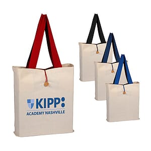 QTEES BUTTONUP TOTE W C HANDLE