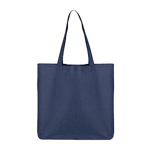 6oz. 100% Cotton Canvas Bottom Gusset Economy Tote Bag