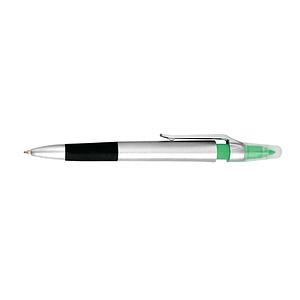 2 in 1 Slim Highlighter Plastic Ballpoint Pen