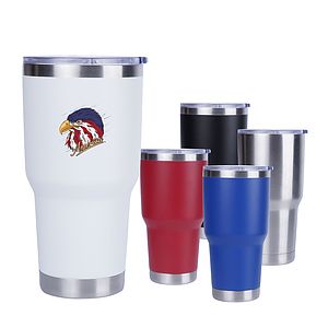 30 oz. Double Wall Stainless Steel Vacuum Tumbler Water Bottle