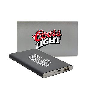Ultra Slim Metal 4000mAh Portable Charger Power Bank
