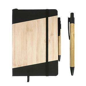 Bamboo Stylish A5 Notebook Set
