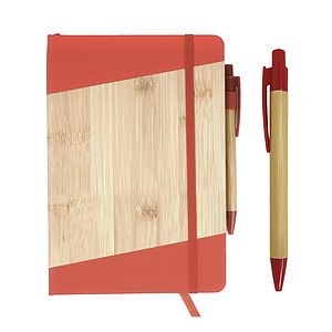 Bamboo Stylish A5 Notebook Set