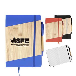 Bamboo Stylish A5 Notebook Set