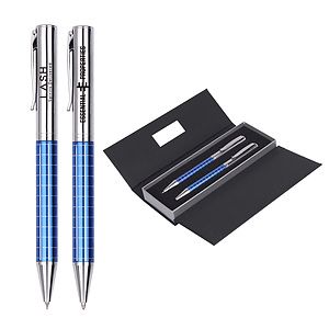 Heavy Metal Barrel Pen & Pencil Gift Set