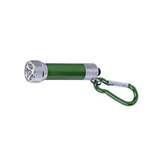 5 LED Metal flashlight with carabiner