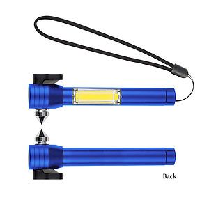 4 in 1 Safety Tool with COB Flashlight
