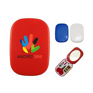 Compact sewing kit with enclosed mirror(Close Out)
