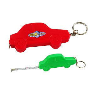3' Car Tape Measure W/Key chain-close out (Key Chain, Keychain, Key tag, Tape Measure, Tools)