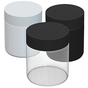Custom Glass Jar – 3 oz (1/8th) – With Label