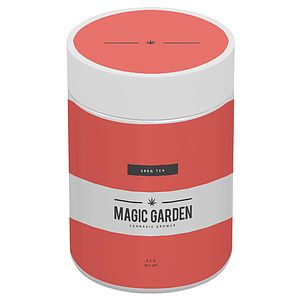 Custom Glass Jar – 4 oz – With Label
