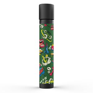 Glass Pre Roll Tube with Custom Sticker / Label