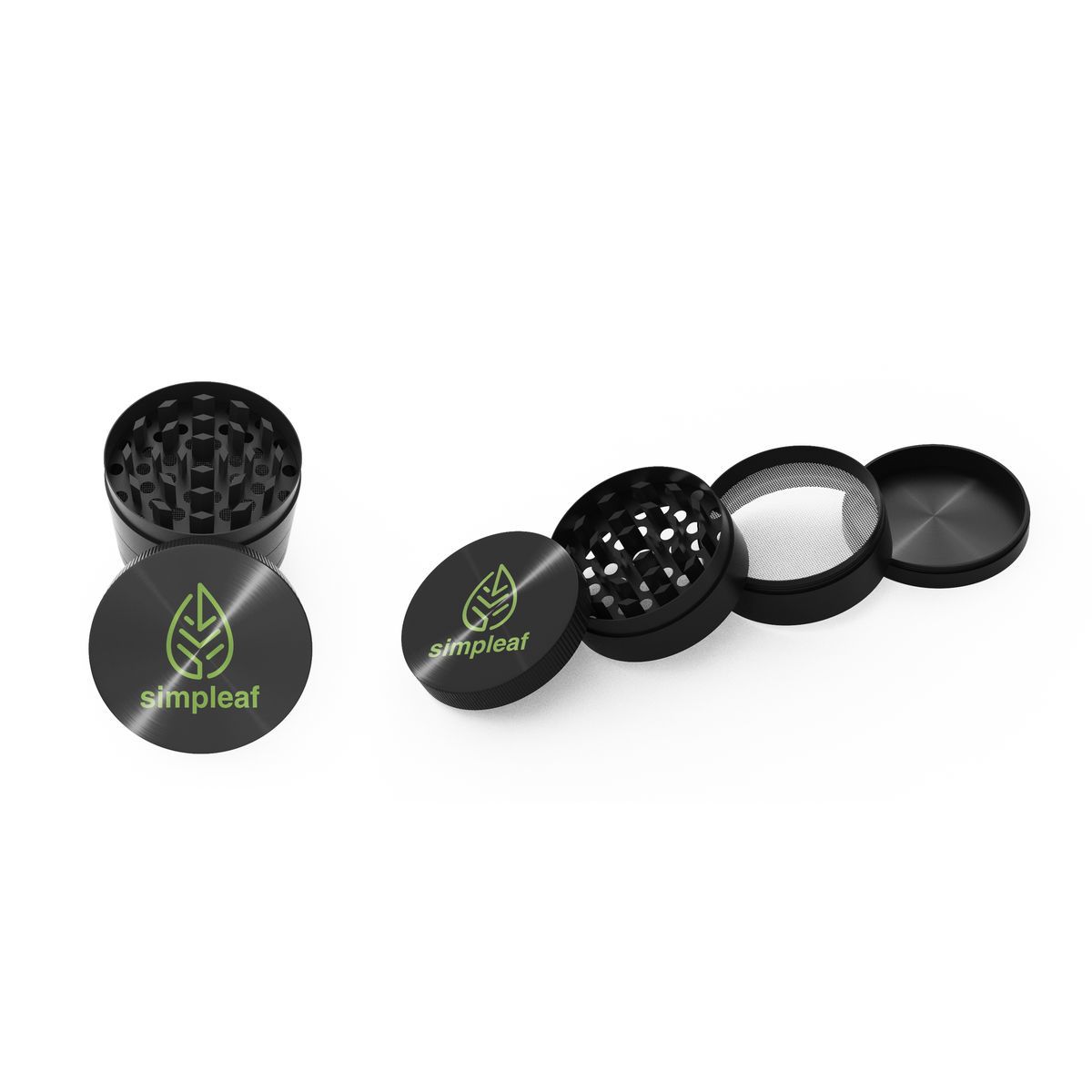 50 mm Custom Metal 4 Piece Grinder