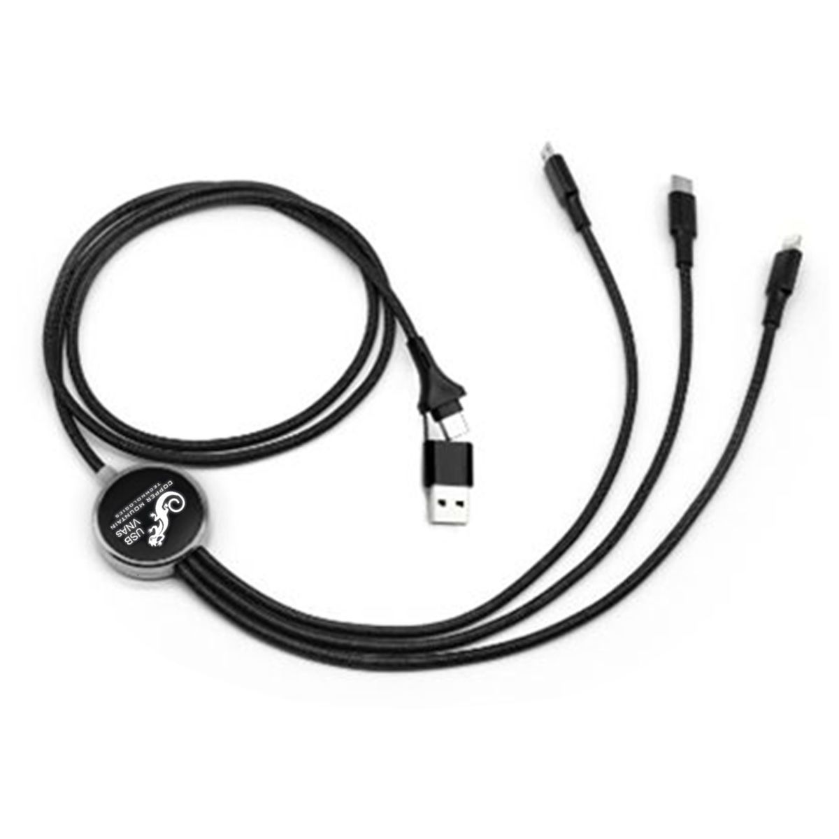 10W LED Light Up 6-IN-1 Charging Cable