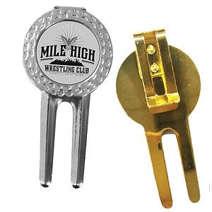 Golf Divot Tool with Magnetic Ball Maker & Hat Clip