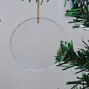 Personalized Crystal Christmas Ornament