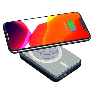 5,000 mAh MagSafe/QI 15W Fast Charge Wireless Power Bank