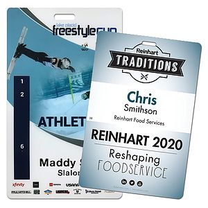 Plastic Event Badges