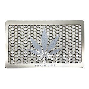 Cannabis Stainless Steel Card Grinder