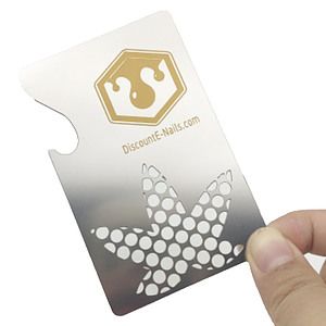 Cannabis Stainless Steel Card Grinder