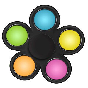 Fidget Popper Flower Shaped Spinner