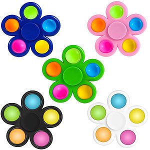 Fidget Popper Flower Shaped Spinner