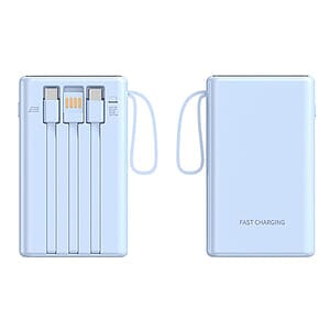 10000 mAh Built in Cable 22.5W Fast Charging Power Bank