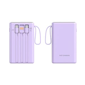 10000 mAh Built in Cable 22.5W Fast Charging Power Bank
