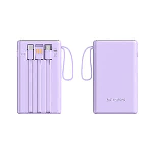 20000 mAh Built in Cable 22.5W Fast Charging Power Bank