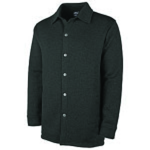 Heathered Fleece Snap Shacket