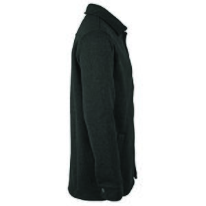 Heathered Fleece Snap Shacket