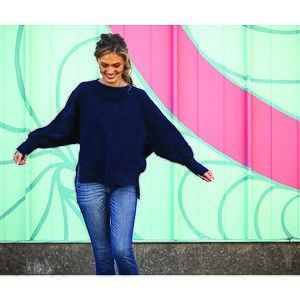 Women's Camden Spliced Crew Neck Sweatshirt