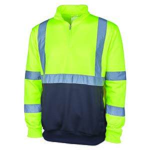 Quarter Zip Hi-Vis Sweatshirt