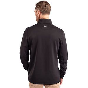 Cutter & Buck Traverse Recycled Smooth Stretch Mens Quarter Zip Pullover