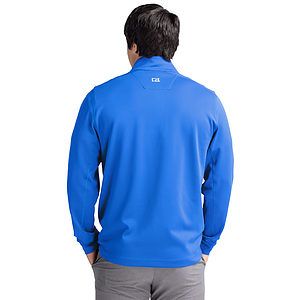 Cutter & Buck Traverse Recycled Smooth Stretch Mens Big & Tall Quarter Zip Pullover Big & Tall