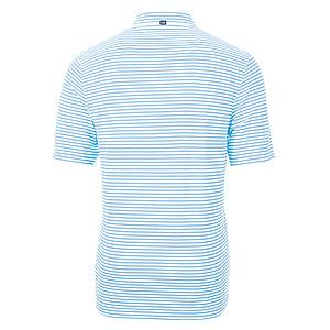 Cutter & Buck Virtue Recycled Stripe Featherlight Pique Mens Polo
