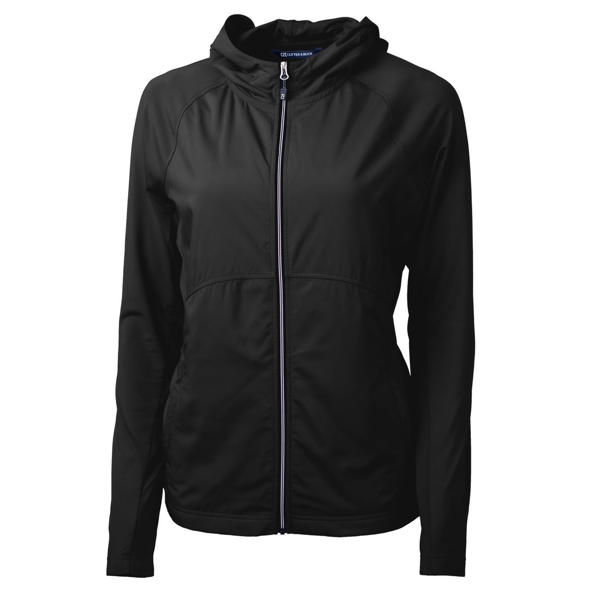 Cutter & Buck Adapt Recycled Soft Knit Stretch Womens Hybrid Full Zip Jacket